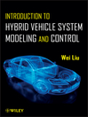 Introduction to Hybrid Vehicle System Modeling and Control (eBook)
